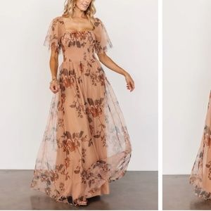 NWT Baltic Born Cassandra Tulle Maxi Dress